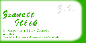 zsanett illik business card